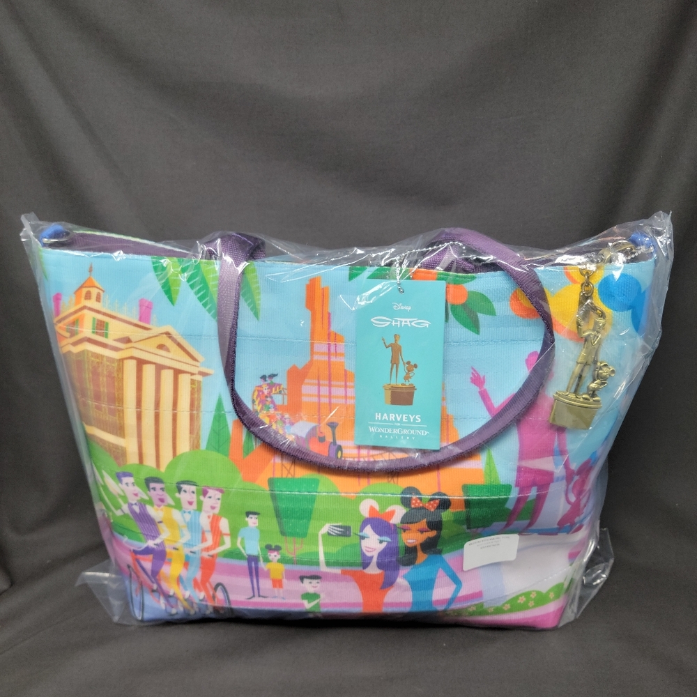 2023 Disney Disneyland Shag Main Street USA Panorama Harveys Tote Bag